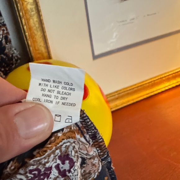 🌟🍄🧡☕️💙MELLODAY Multicolor Paisley Top - Picture 12 of 12